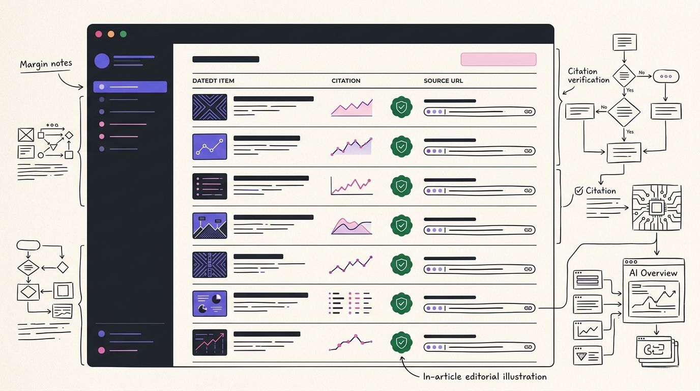 first trend brief with HTTP-verified sources feeding Google AI Overview citations strategy